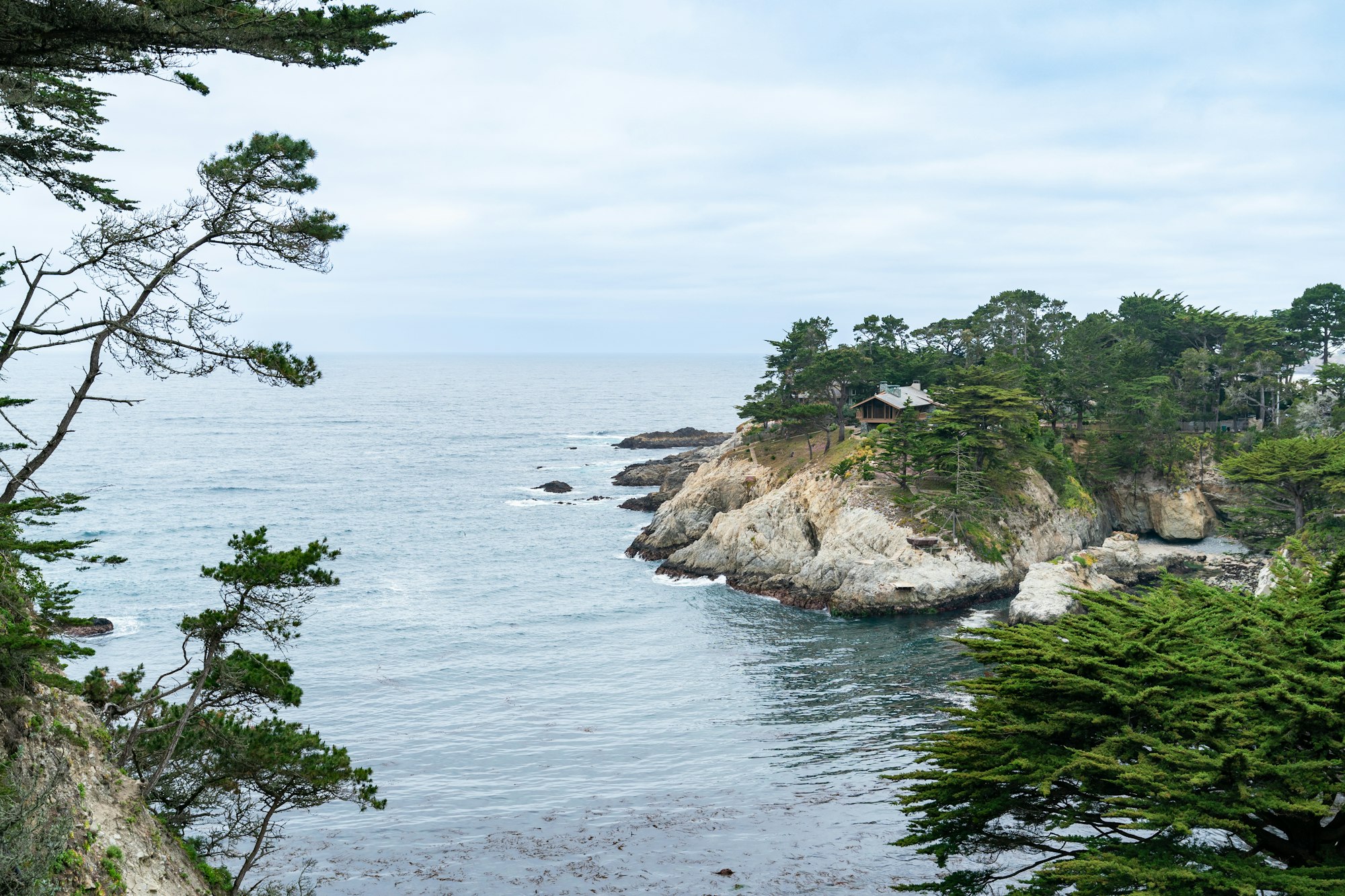 seascape and skyline of big sur